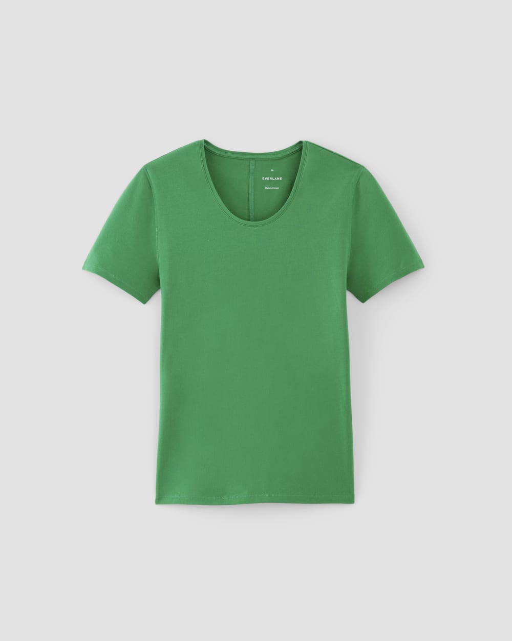 womens-supima-stretch-crew-neck-tee-grass-green | alt