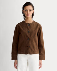 womens-denim-barrel-jacket-cocoa-brown | primary