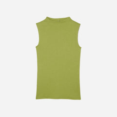 womens-pima-micro-rib-funnel-neck-tank-pepper | alt