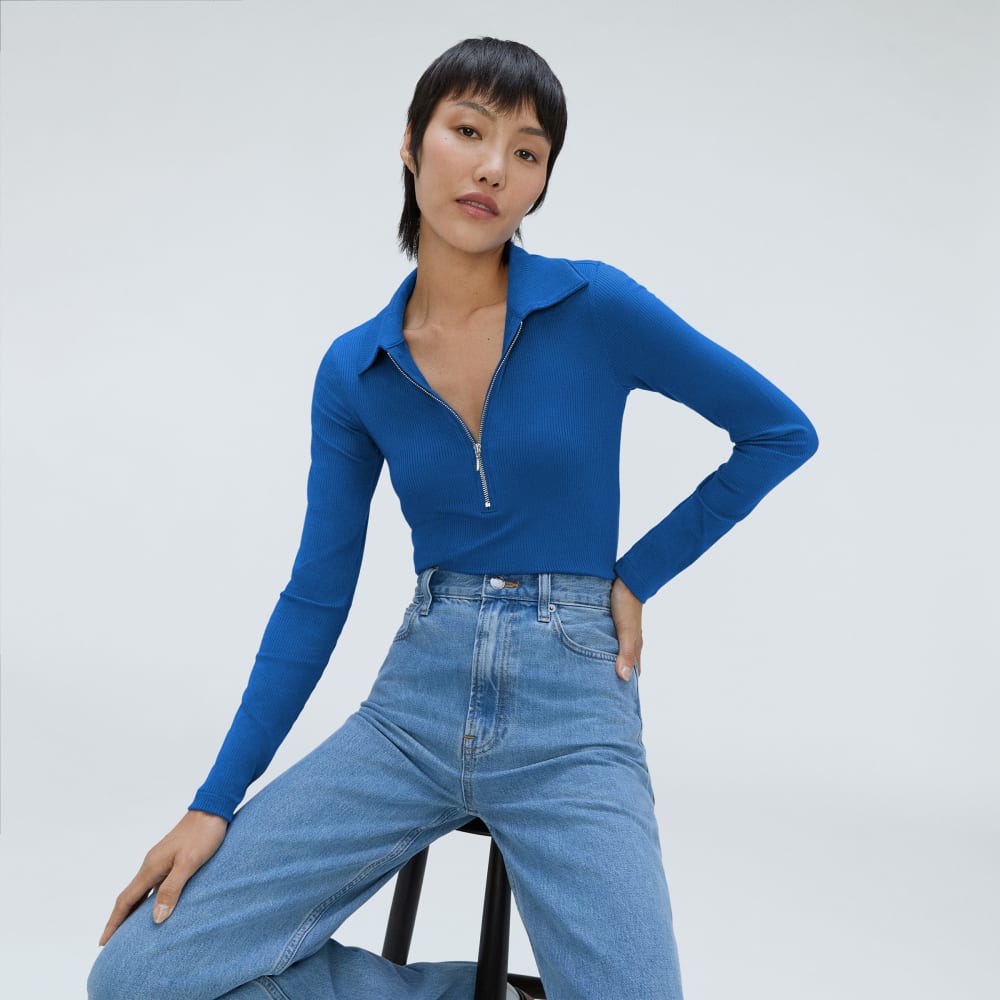 womens-super-soft-zip-polo-lapis-blue