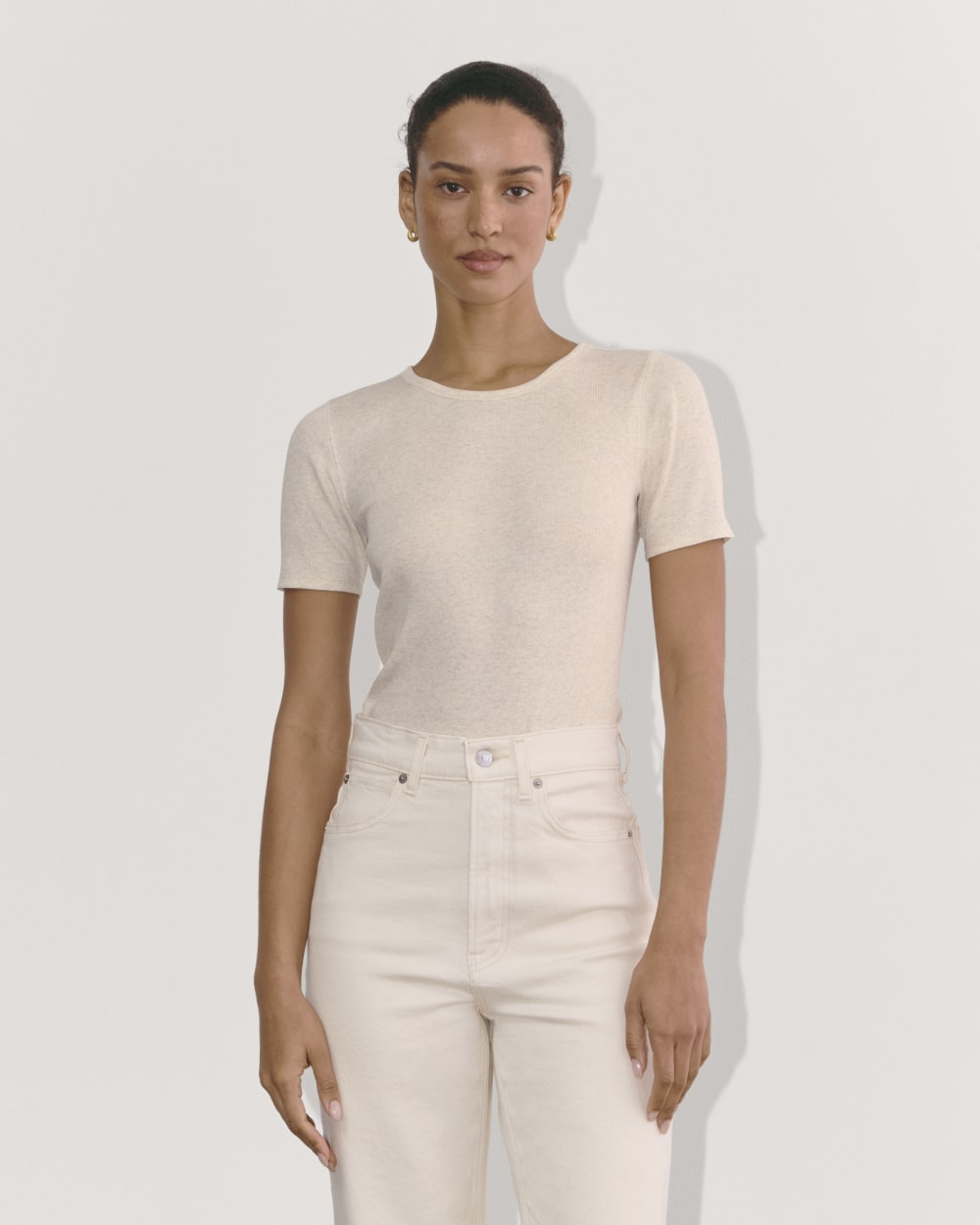 womens-supima-micro-rib-ss-crew-heathered-oat | primary