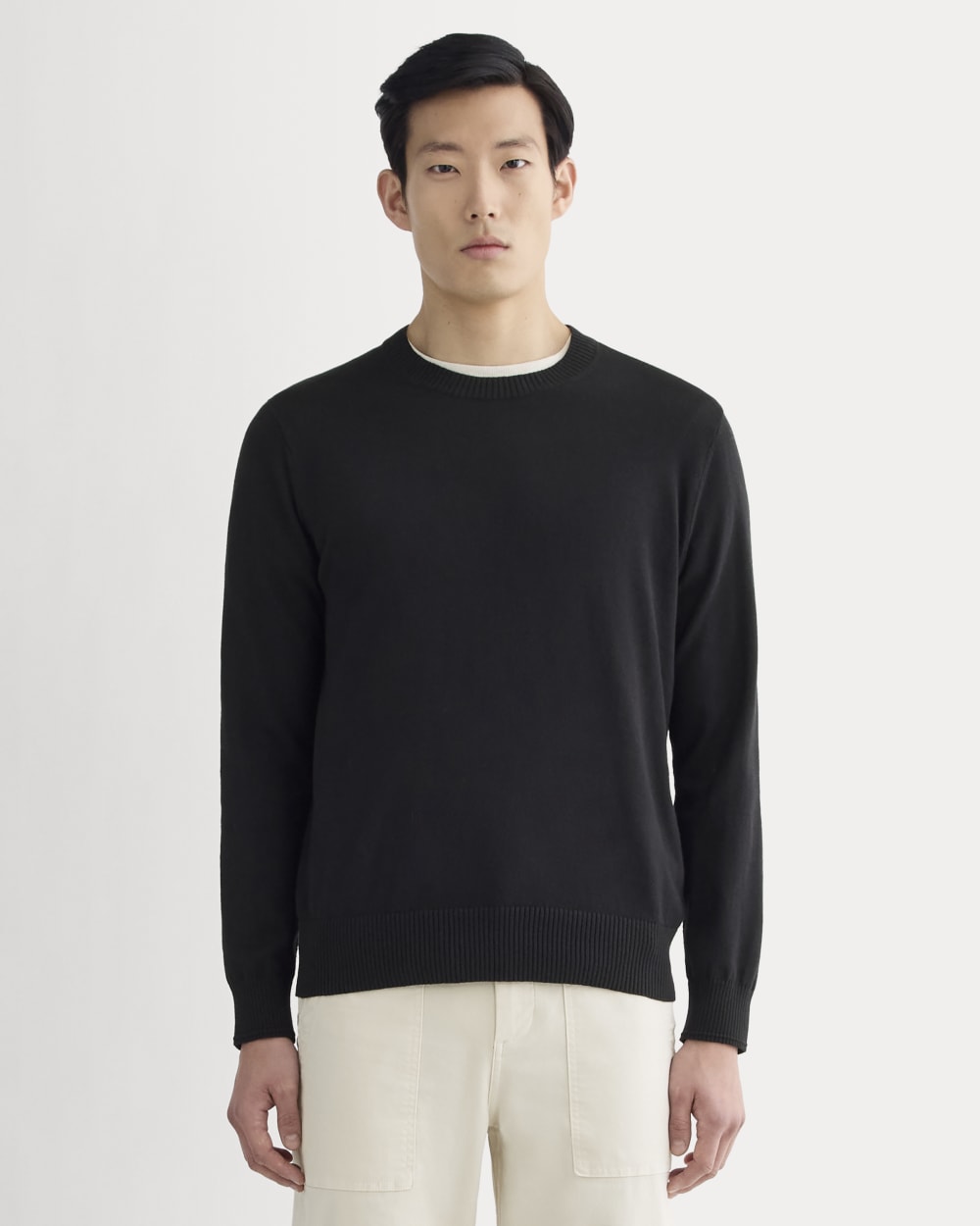 mens-no-sweat-cotton-sweater-black | primary