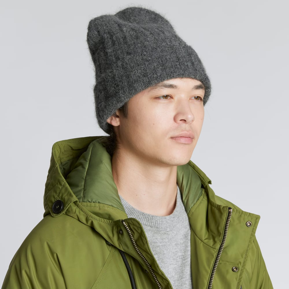 unisex-big-alpaca-beanie-dark-charcoal | primary