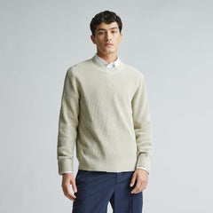 mens-no-sweat-ribbed-crew-pelican | primary