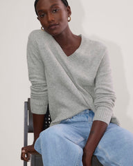 womens-v-neck-sweater-plush-cotton-heathered-grey