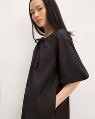 womens-supima-puff-sleeve-dress-black