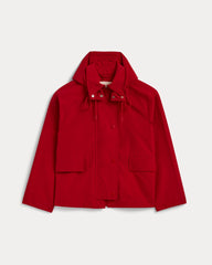 womens-short-anorak-berry-red | alt