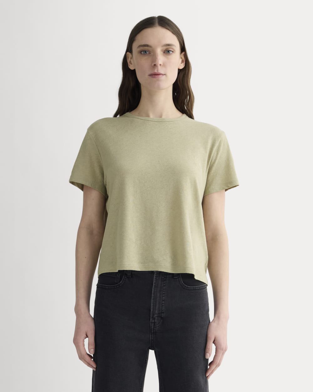 womens-box-cut-tee-cotton-linen-eucalyptus | primary