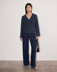 womens-crinkle-long-sleeve-navy