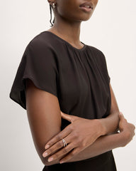 womens-viscose-gathered-neck-top-black