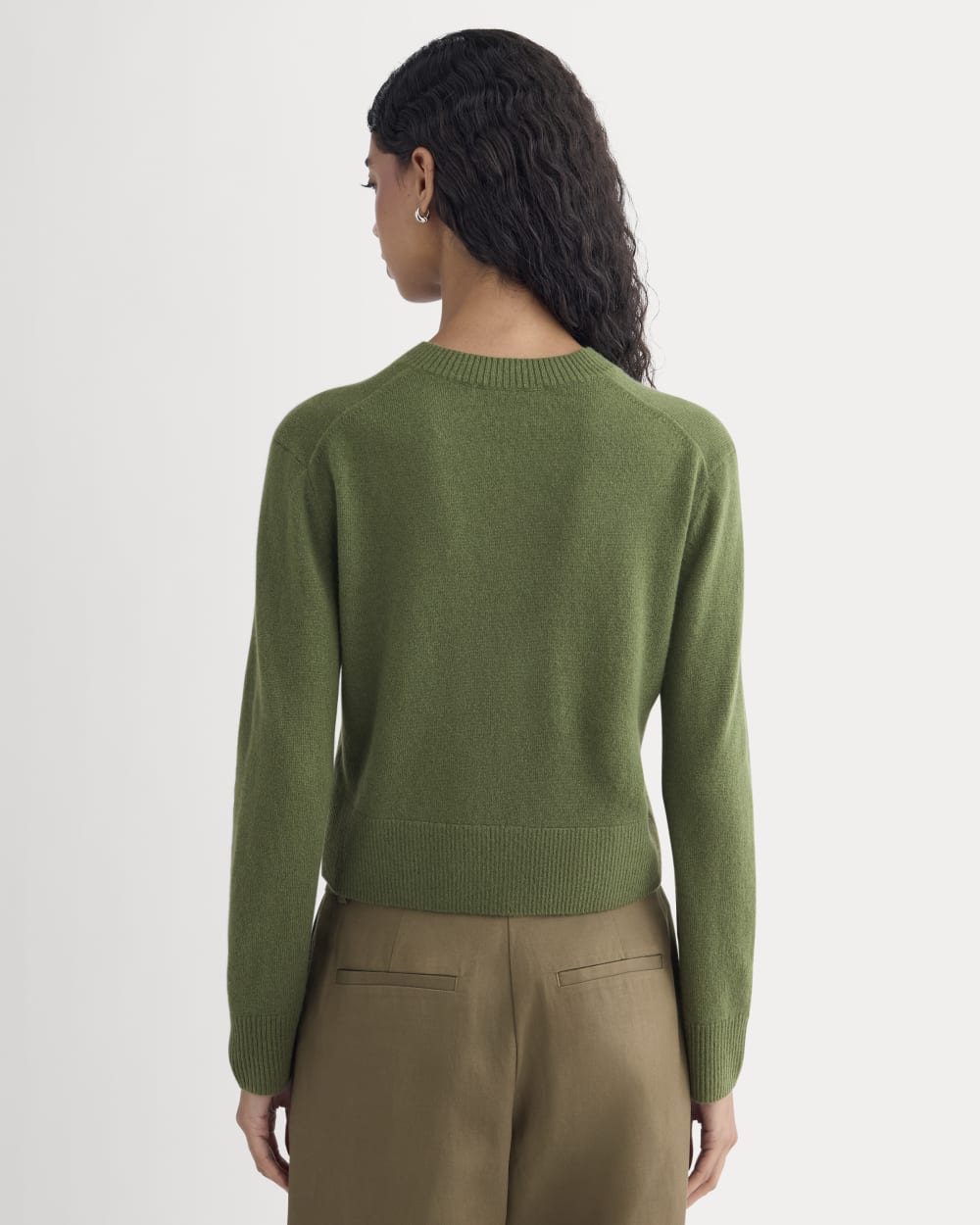 womens-cashmere-cropped-high-v-sweater-forest-green