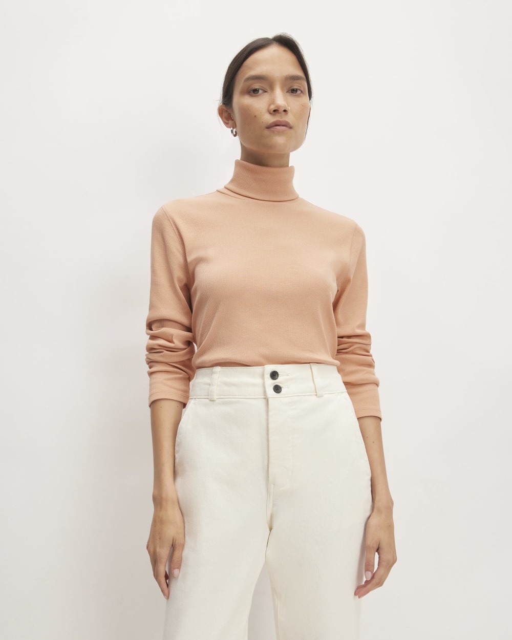 womens-supima-rib-turtleneck-blush-pink | primary