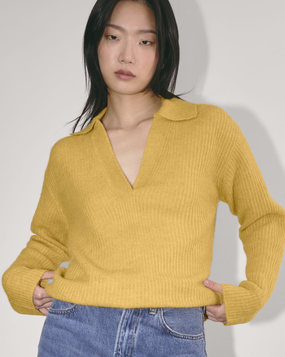 womens-oversized-polo-sweater-alpaca-gold