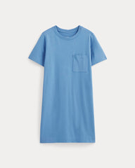 womens-organic-weekend-tee-dress-blue-opal | alt