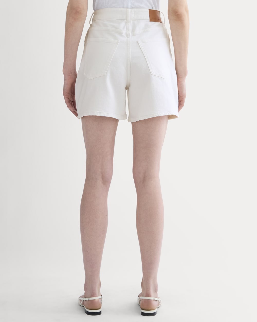 womens-a-line-denim-short-white