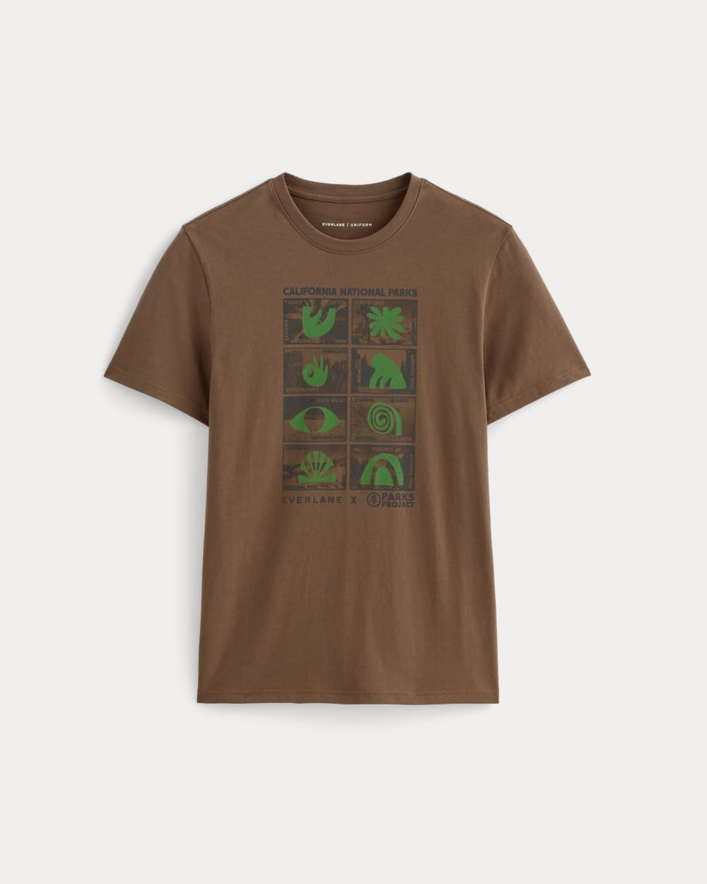 unisex-parks-cotton-crew-brown-green-iron | alt