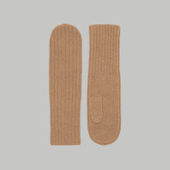 unisex-recashmere-mittens-light-camel | primary