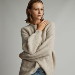 womens-superfuzz-alpaca-oversized-crew-light-oat | primary