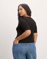 womens-tencel-rib-cropped-shimmy-tee-black