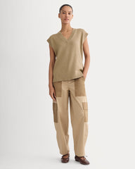 womens-boxy-vest-in-everyday-cotton-dark-heathered-camel