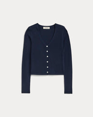 womens-paper-merino-wool-cardigan-navy | alt