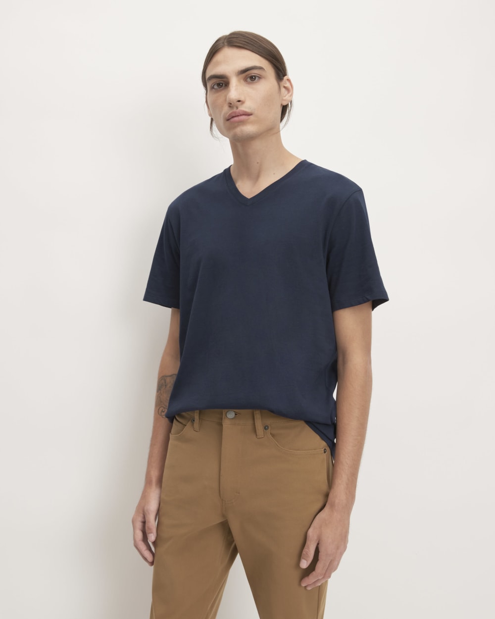 mens-organic-cotton-v-neck-tee-navy | primary