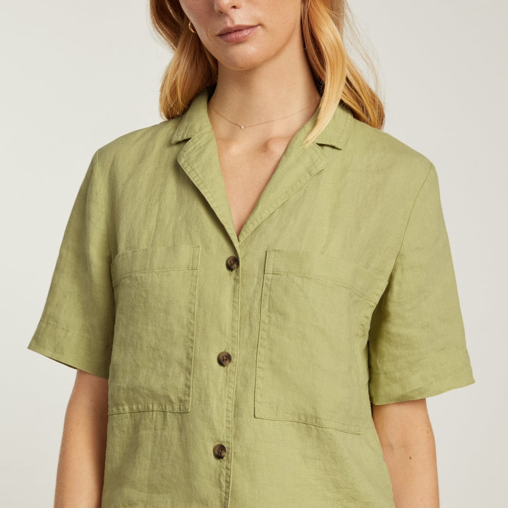 womens-linen-workwear-shirt-leek