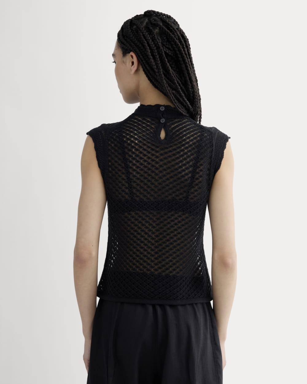 womens-lace-knit-tank-black