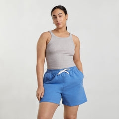 womens-cropped-pima-rib-tank-hthr-grey | primary