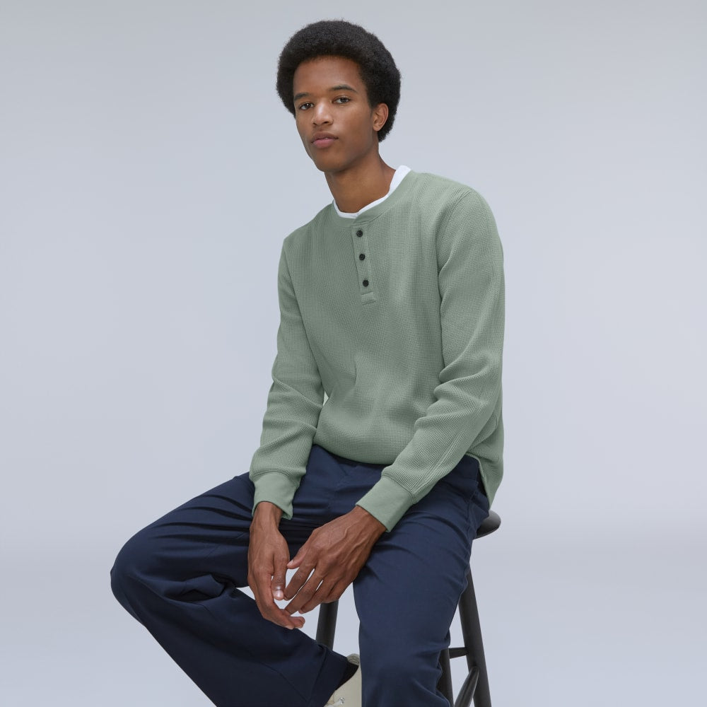 mens-waffle-henley-lily-pad