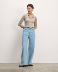 womens-ultrafine-merino-ribbed-polo-heather-oatmeal