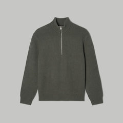 mens-felted-merino-half-zip-sweater-kambaba | alt