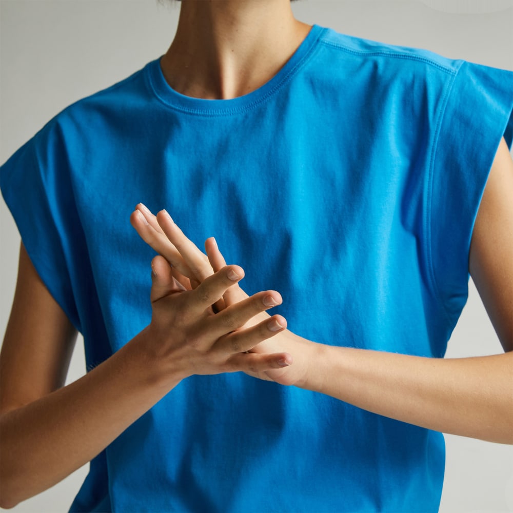 womens-organic-cotton-muscle-tee-brilliant-blue | alt