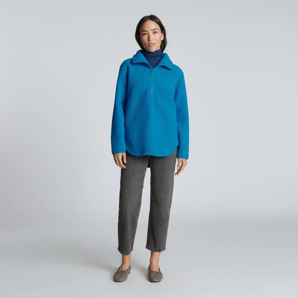 womens-renew-fleece-half-zip-horizon-blue