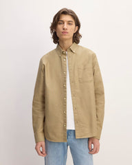 mens-organic-oxford-shirt-tall-cornstalk | primary