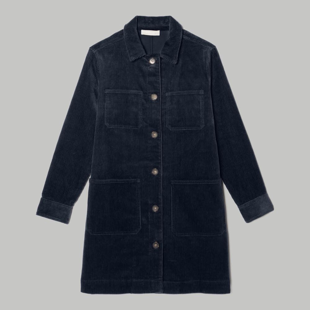 womens-corduroy-long-shirt-navy | alt