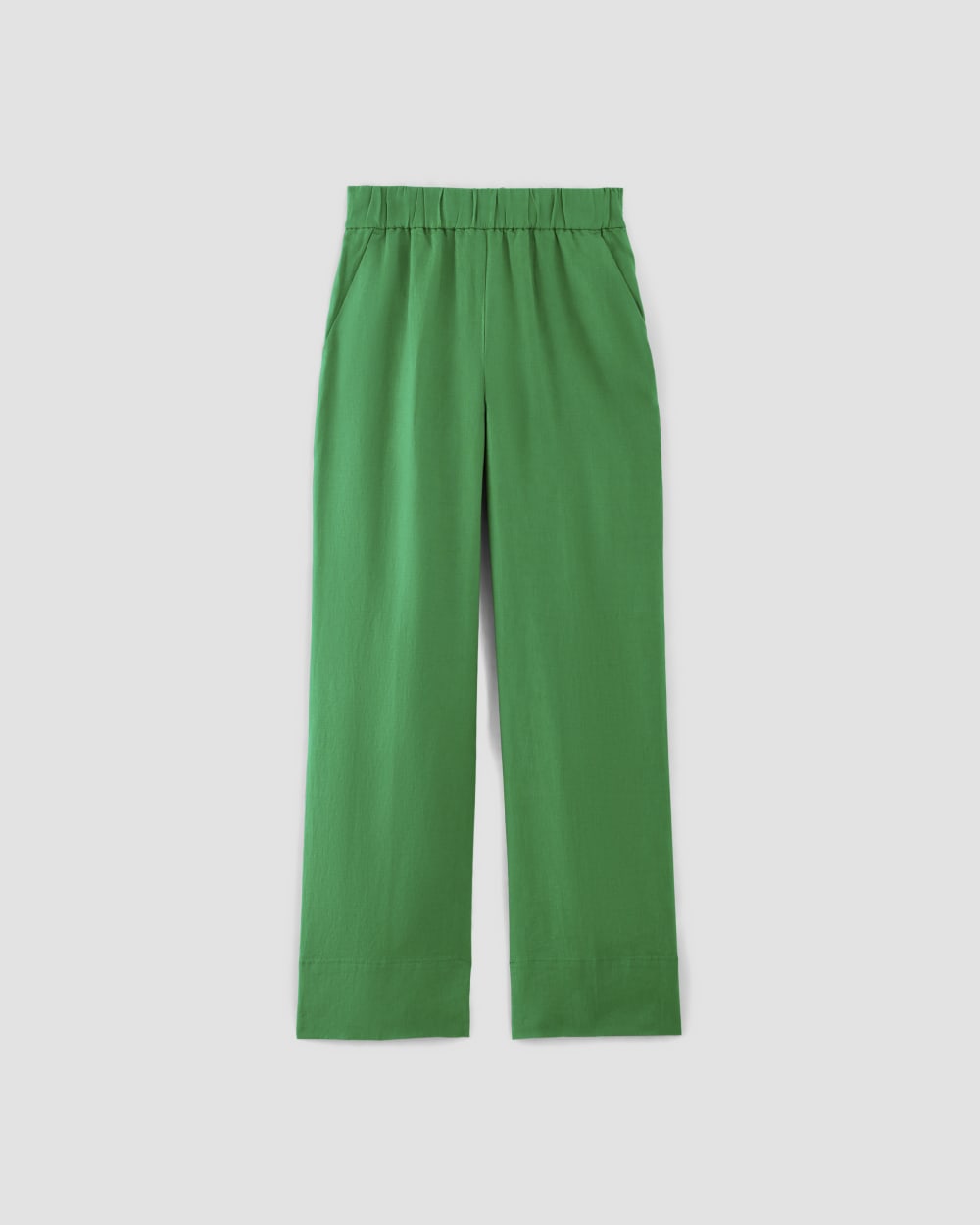 womens-linen-easy-pant-grass-green | alt