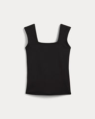 womens-form-square-neck-tank-black | alt