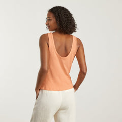 womens-air-tank-orange-chiffon | alt