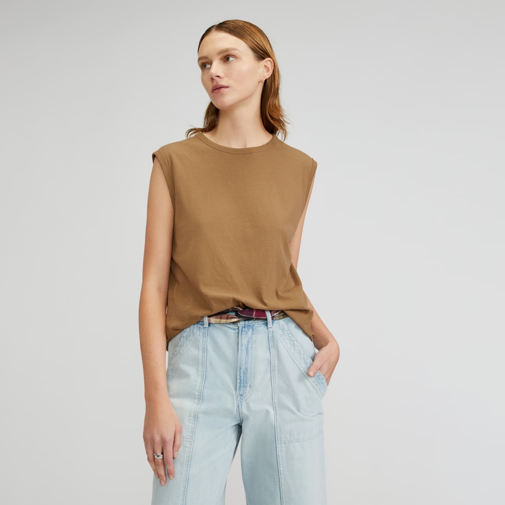 womens-air-muscle-tee-toasted-coconut | primary