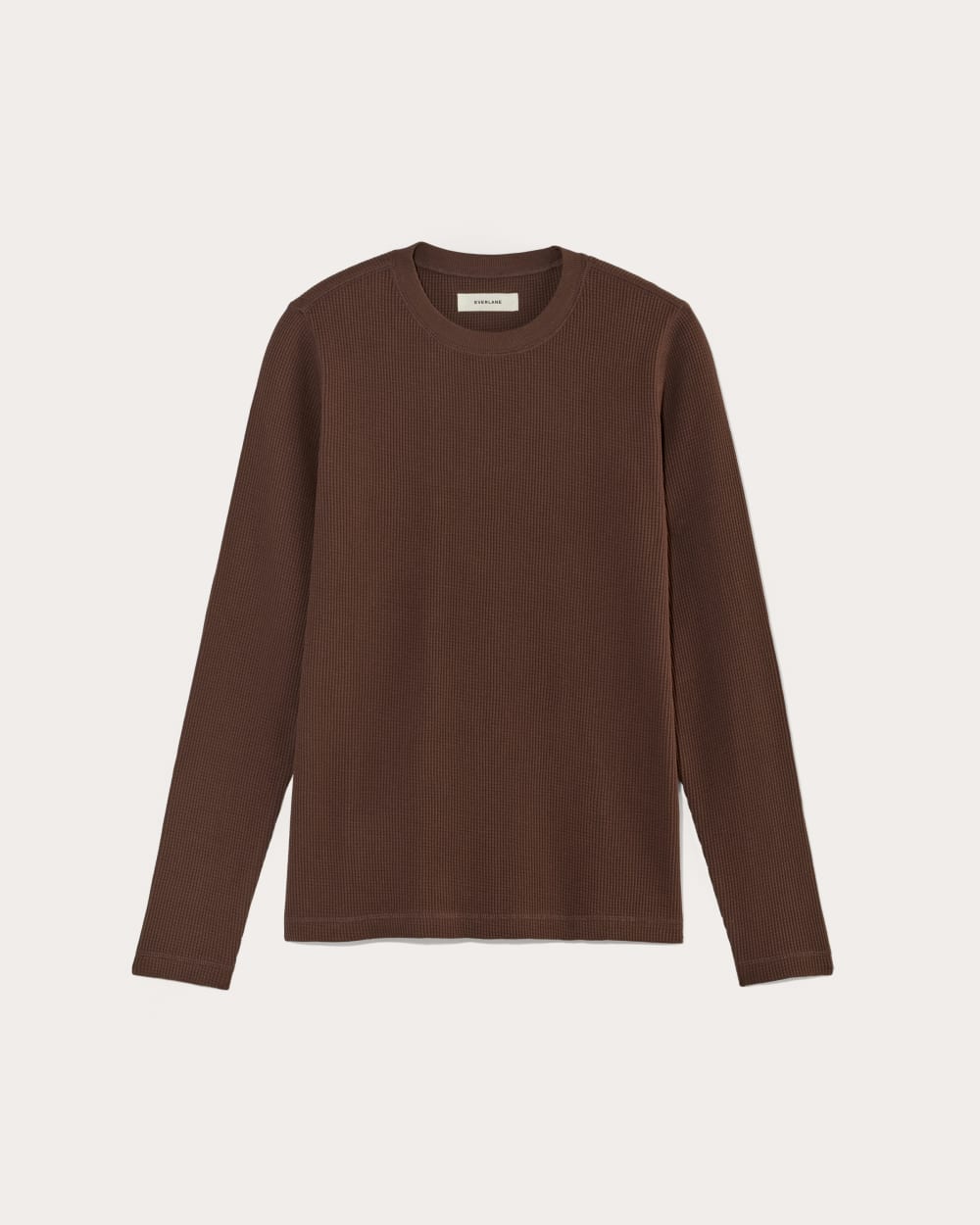 mens-waffle-ls-crew-dark-mahogany | alt