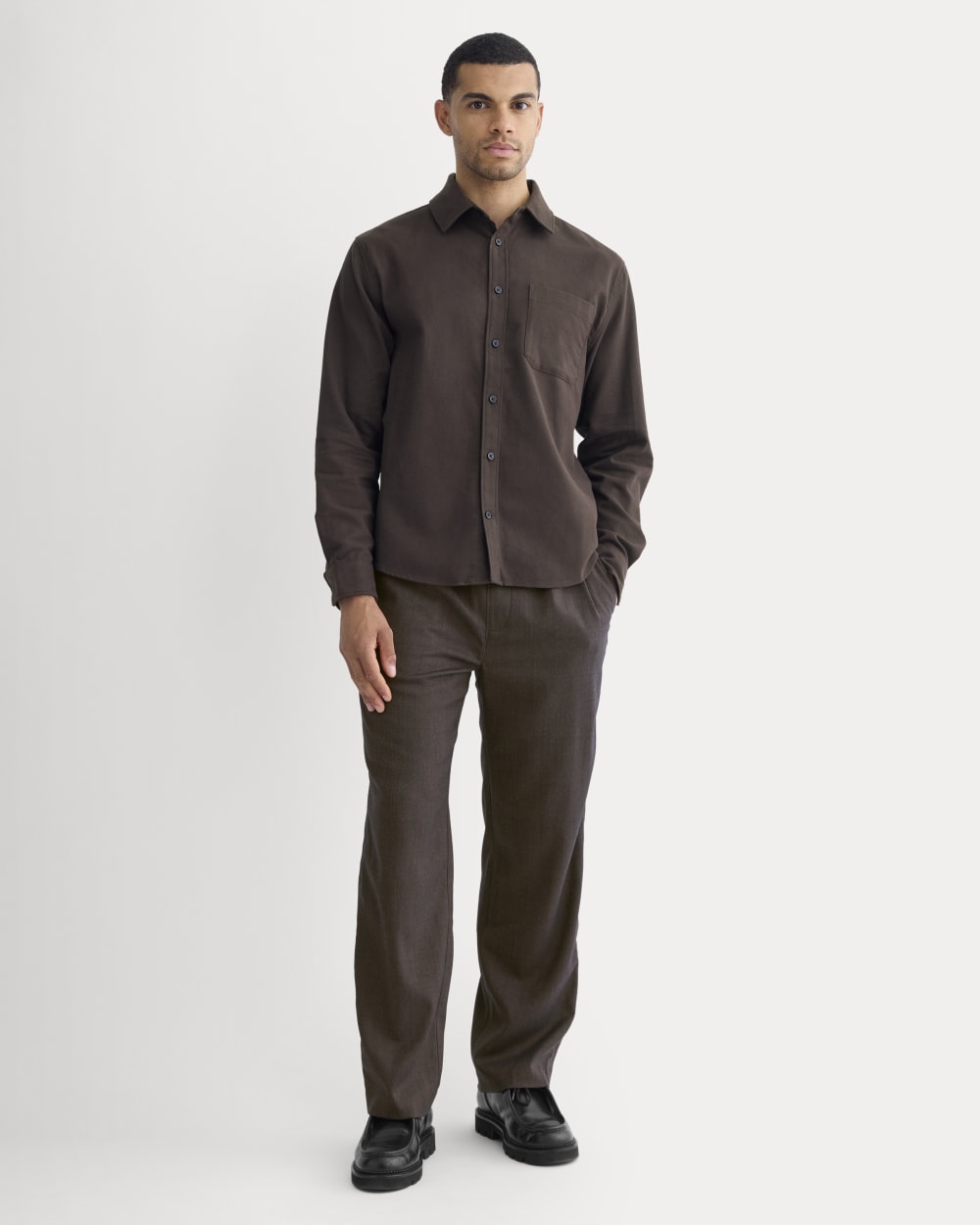 mens-brushed-flannel-shirt2-dark-chocolate