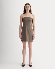 womens-dream-strapless-mini-dress-deep-taupe | primary