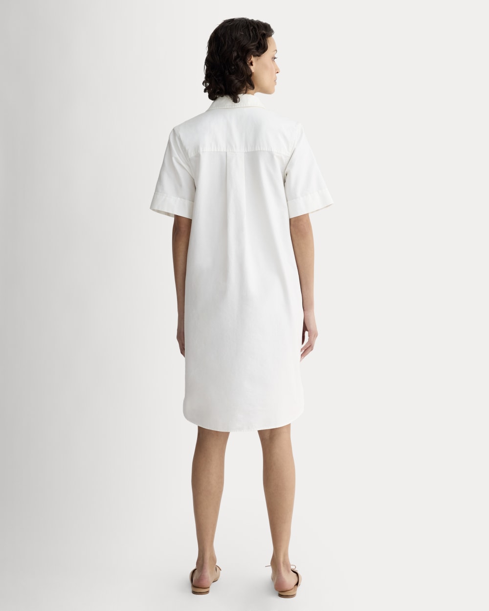 womens-oxford-short-sleeve-shirt-dress-white