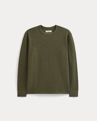 mens-thermal-cozy-waffle-crew-heather-beech | alt