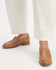 womens-leather-modern-loafer-camel | alt