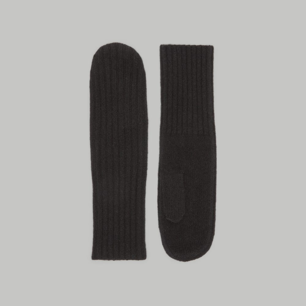 unisex-recashmere-mittens-core-black | primary