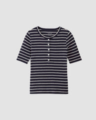 womens-vintage-rib-henley-navy-bone | alt
