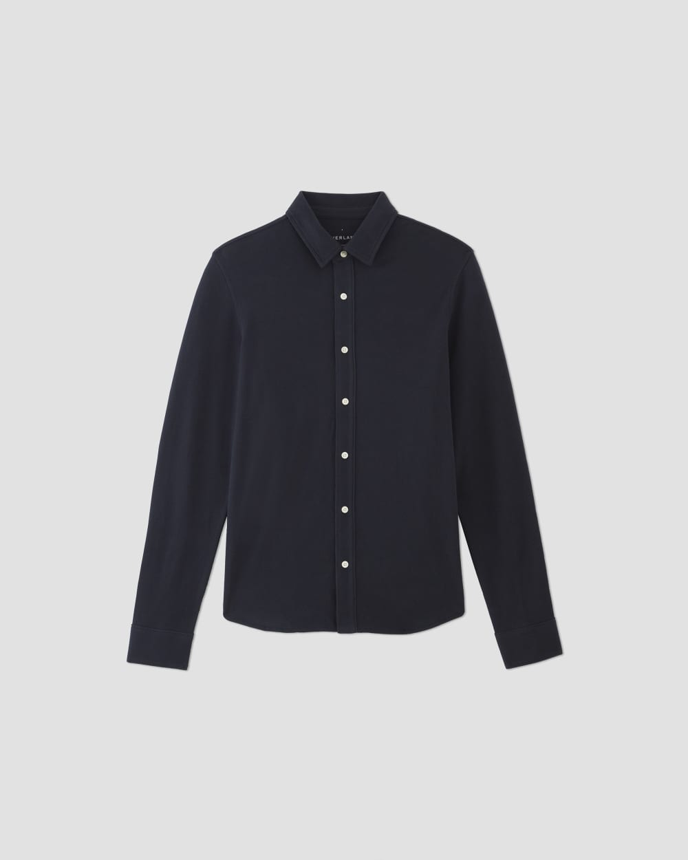 mens-ls-pique-shirt-deep-navy | alt