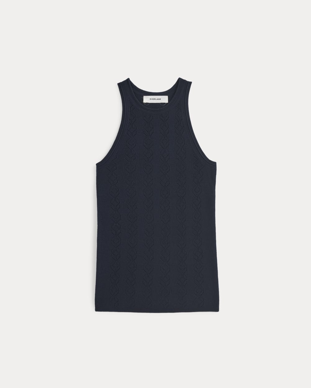 womens-pointelle-racerback-tank-merino-navy | alt
